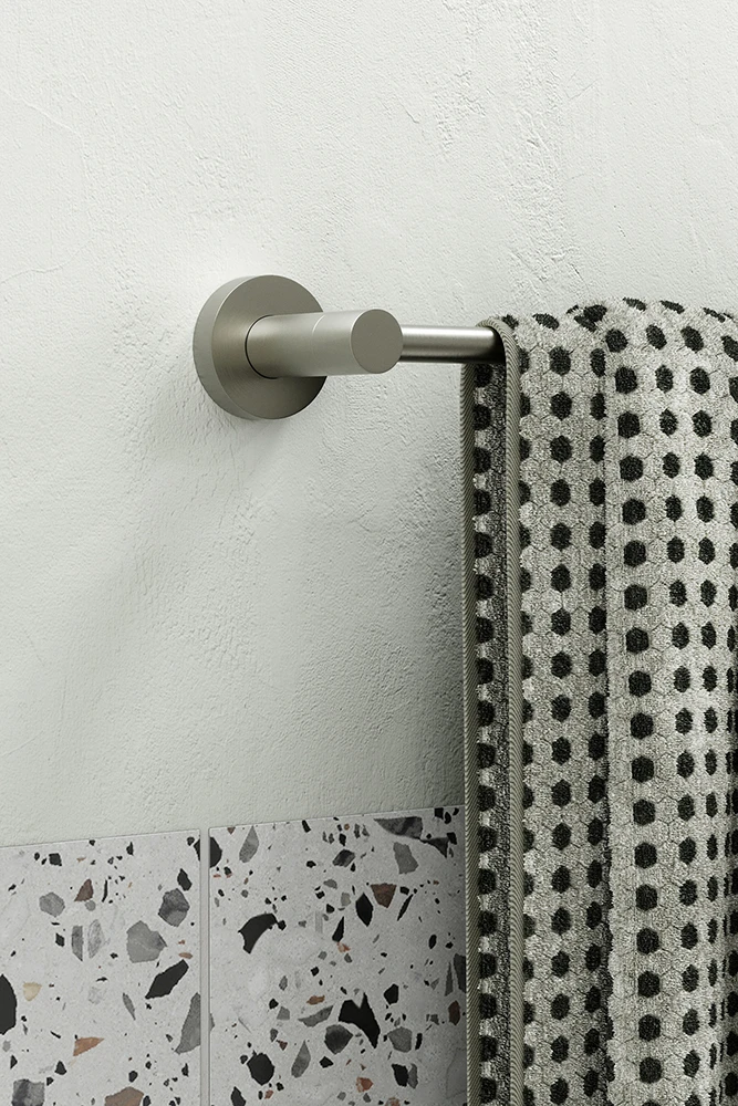 Brushed-Nickel-750mm-Single-Towel-Rail Brushed-Nickel-750mm-Single-Towel-Rail