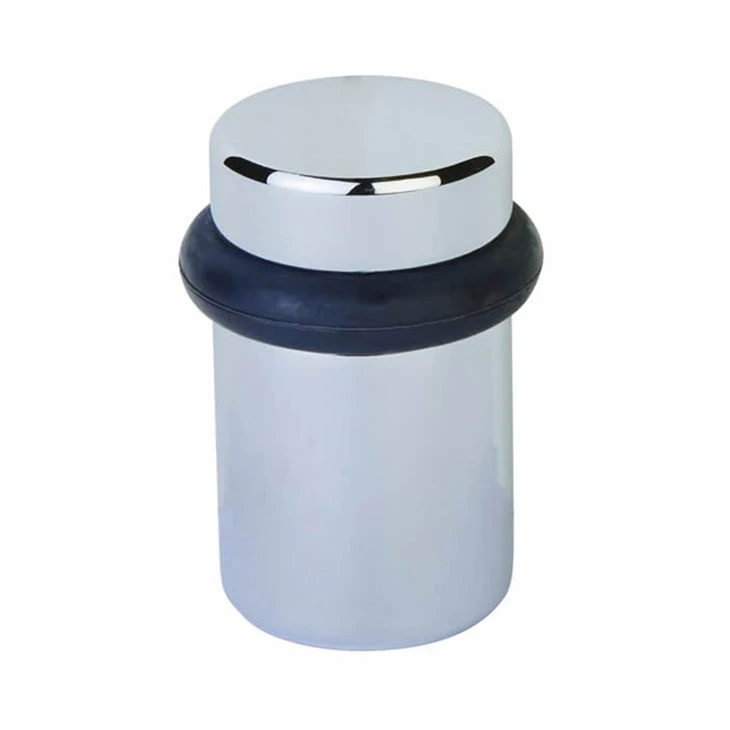 cylinder floor bumper-polished chrome