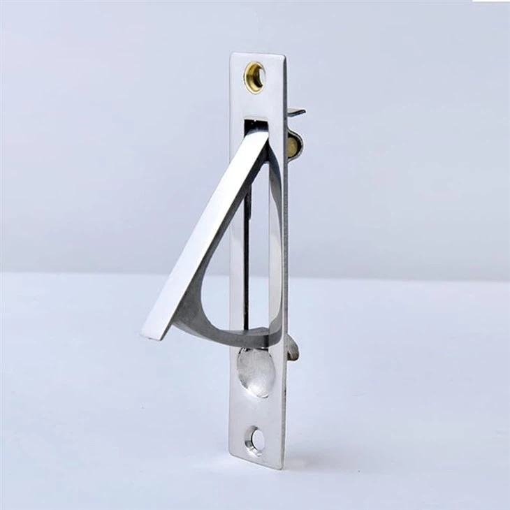 pocket door edge pull handle-Polished Chrome pocket door edge pull handle-Polished Chrome