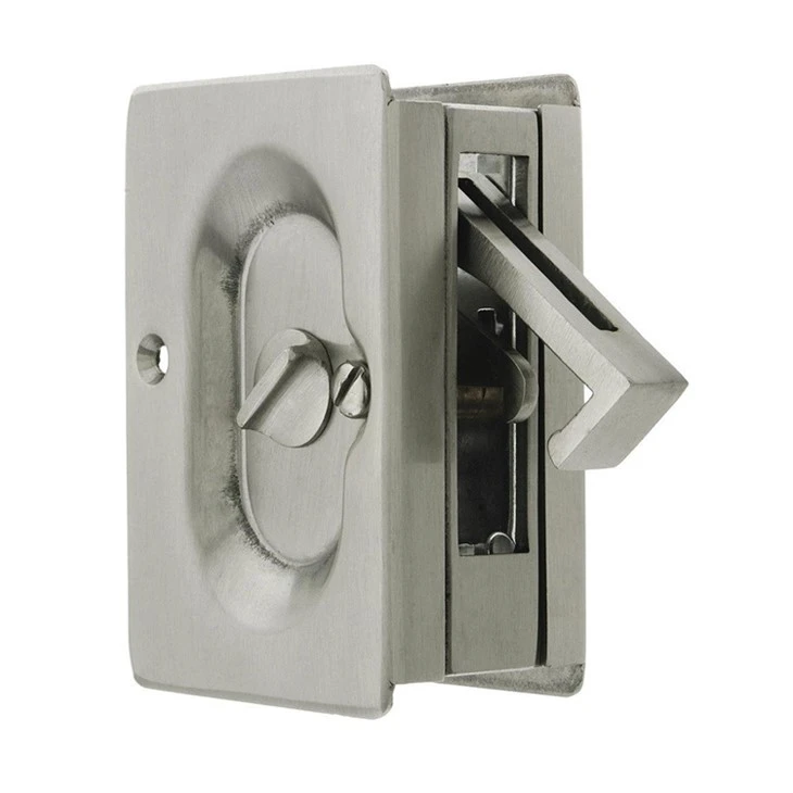 pocket door privacy latch-Satin Nickel pocket door privacy latch-Satin Nickel