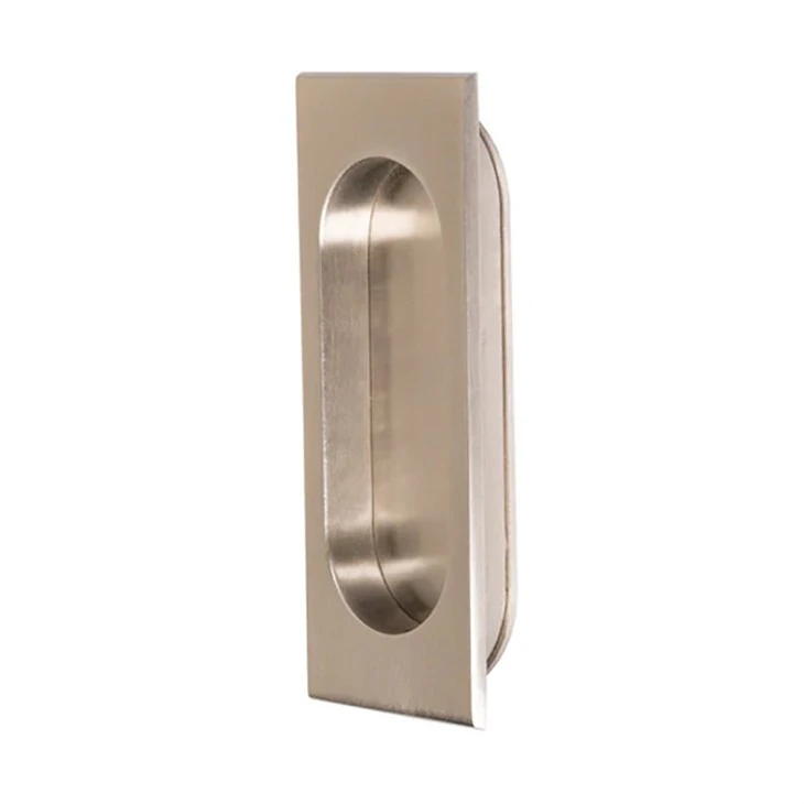 recessed flush pull-Satin Nickel