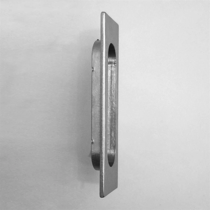 recessed flush pull-side
