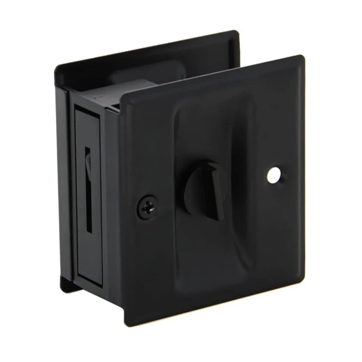 Pocket door hardware-Matte Black Pocket door hardware-Matte Black