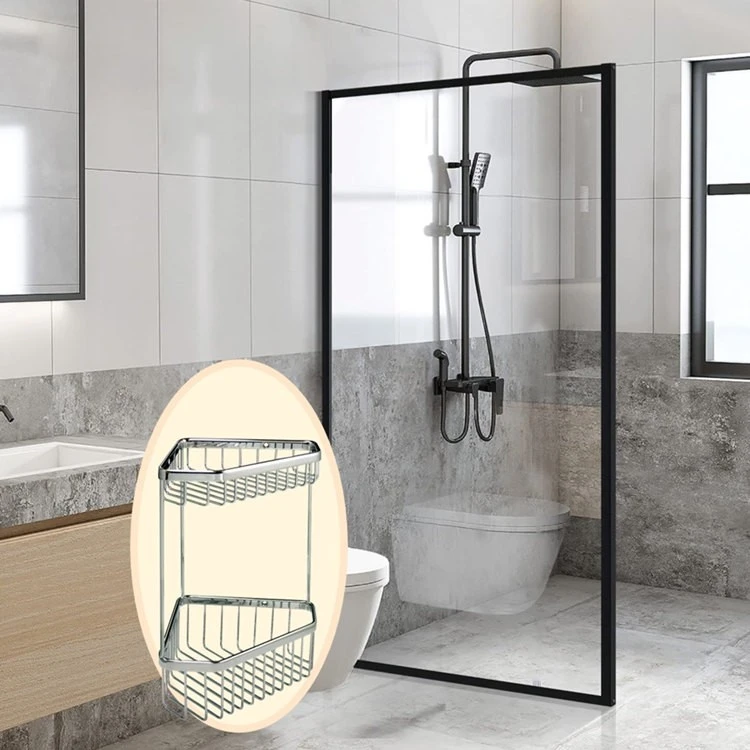 2 tier corner shower caddy all