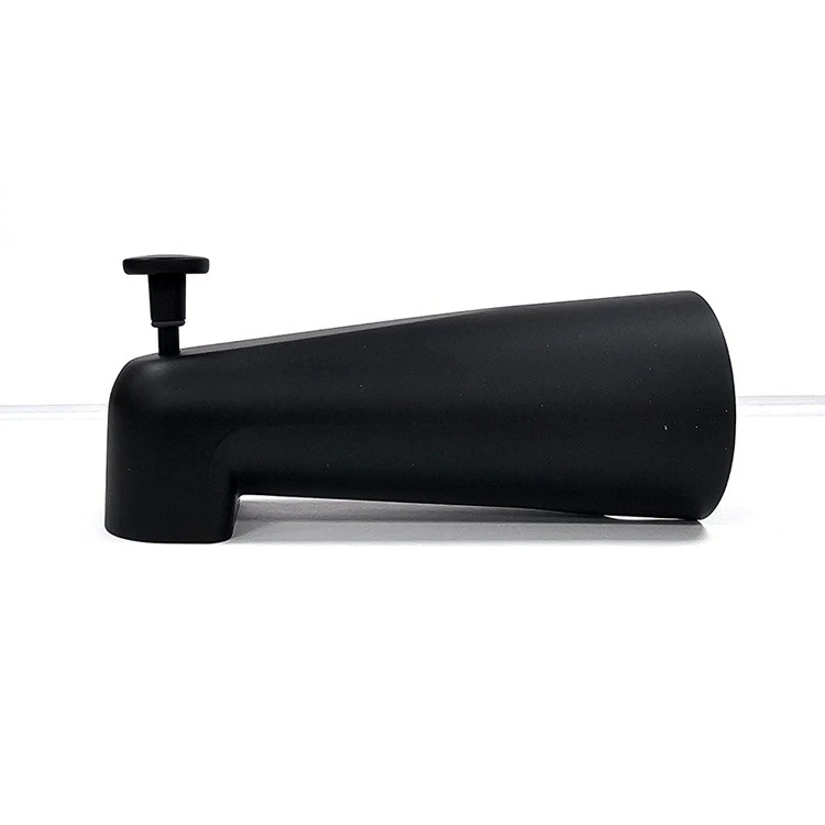 matte black tub spout with diverter side matte black tub spout with diverter side