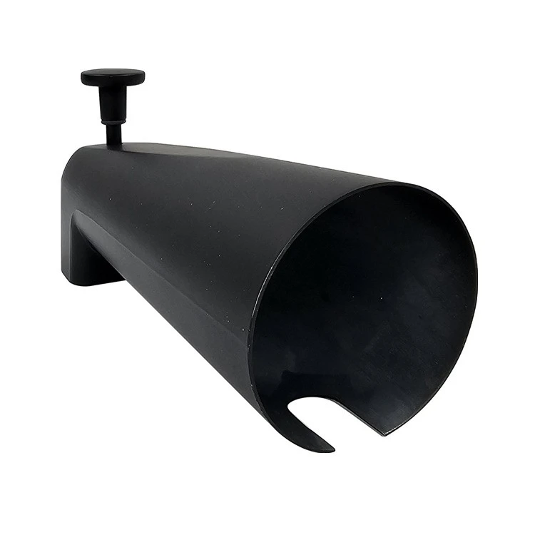 matte black tub spout with diverter back matte black tub spout with diverter back