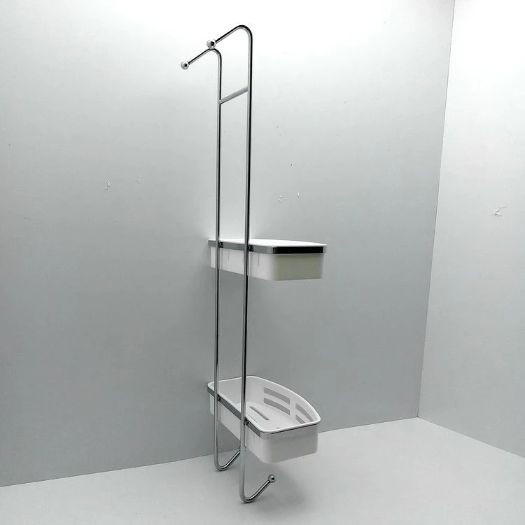 black over door shower caddy-back