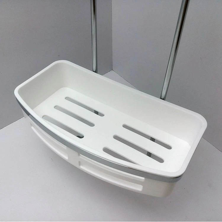 black over door shower caddy basket