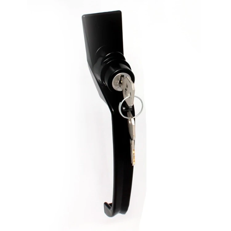black screen door handle with key black screen door handle with key