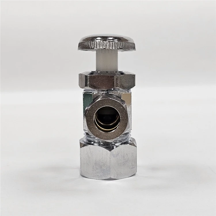 brass angle stop-side brass angle stop-side