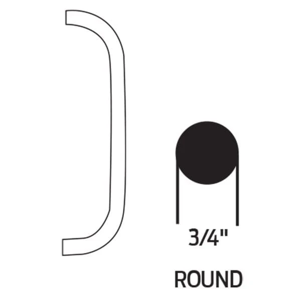 round pull plate size
