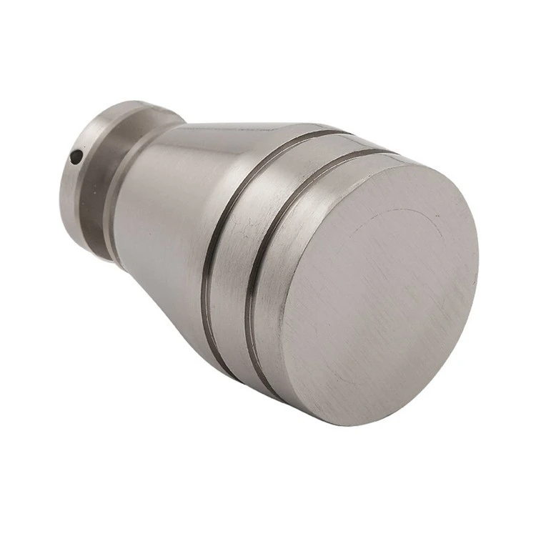 brass shower door hardware-Brushed Nickel