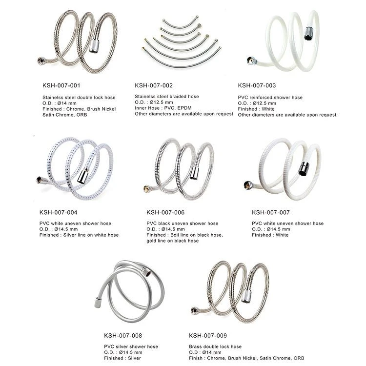 PVC shower hose all PVC shower hose all