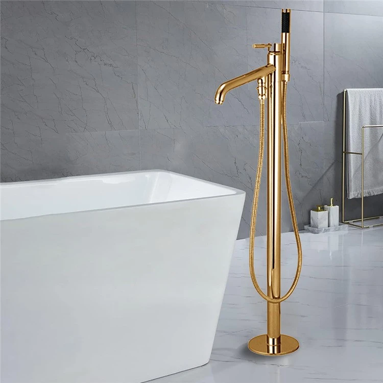 bathroom brushed gold freestanding tub faucet bathroom brushed gold freestanding tub faucet