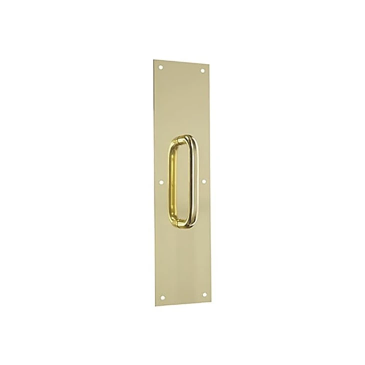commercial door plate Brass