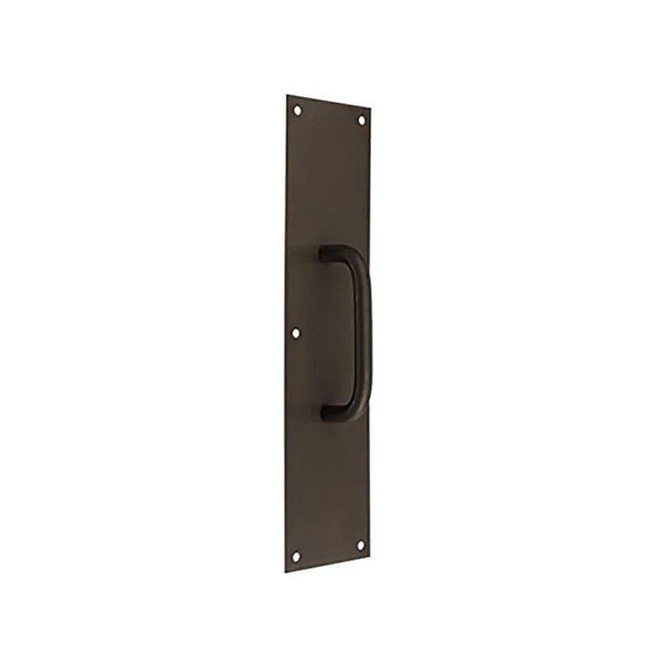 commercial door plate Rubbed Bronze