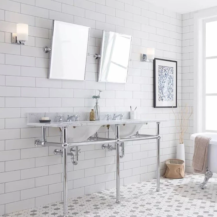 hotel console sink stand
