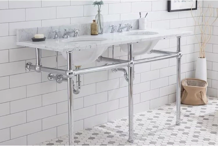 shower console sink stand