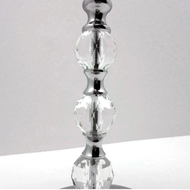 countertop magnifying makeup mirror-crystal handle