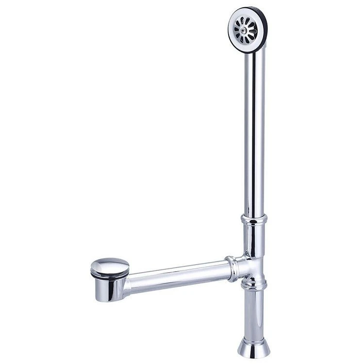 matte black bathtub drain-Chrome(001)