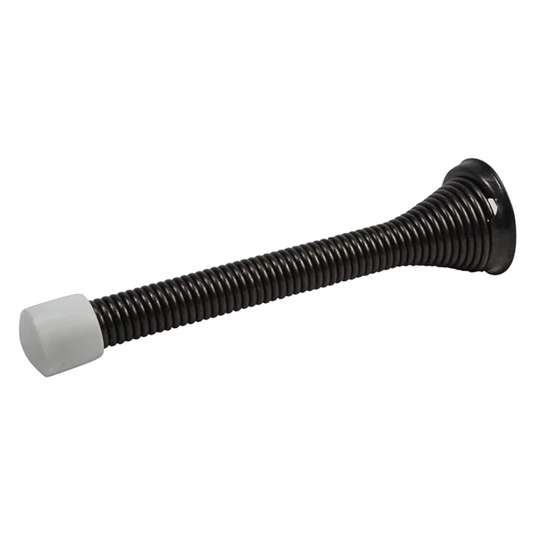 Matte Black Spring Door Stop