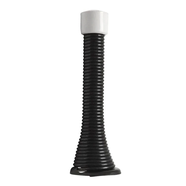 Single Black Base Spring Door Stop Single Black Base Spring Door Stop