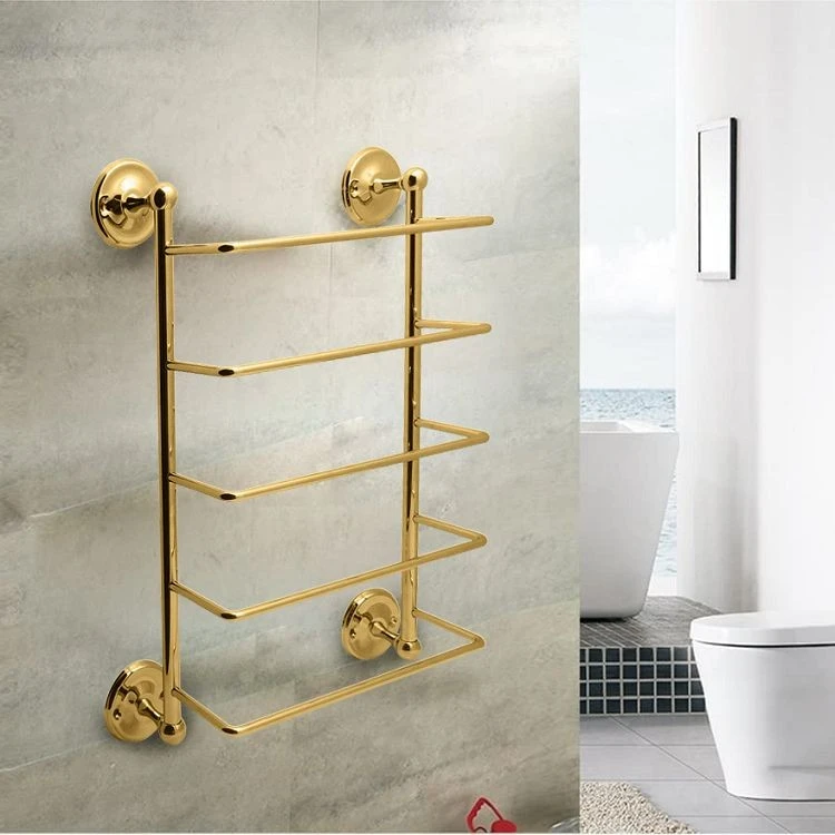 bathroom multi tier towel rack