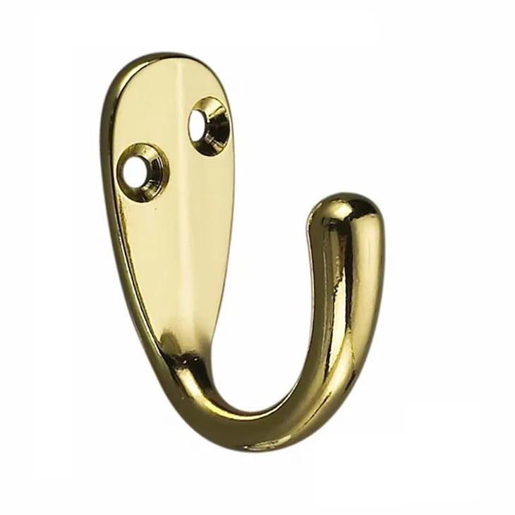 Double Brass Coat Hook Double Brass Coat Hook