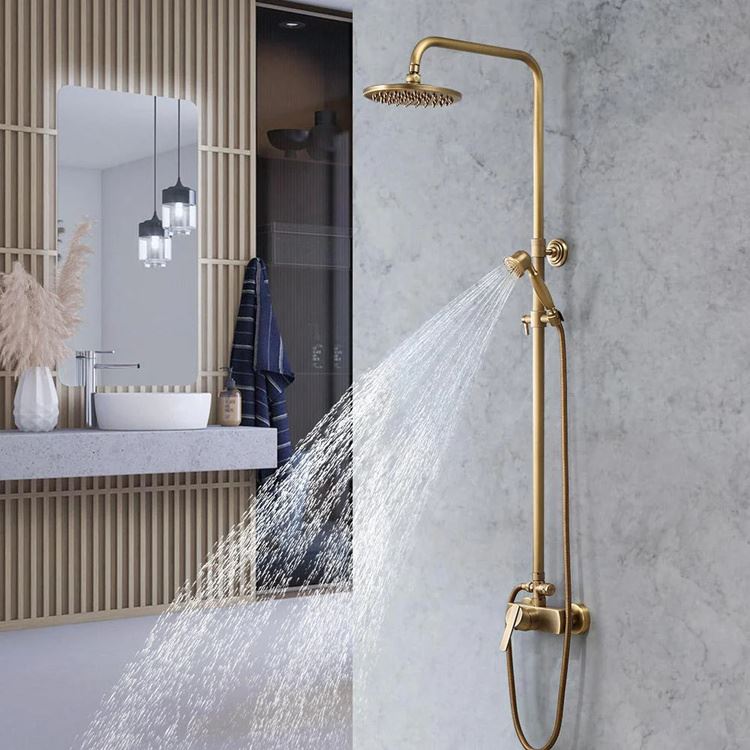 hotel satin brass shower head hotel satin brass shower head