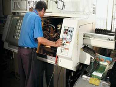 factory machinery cnc machine operation