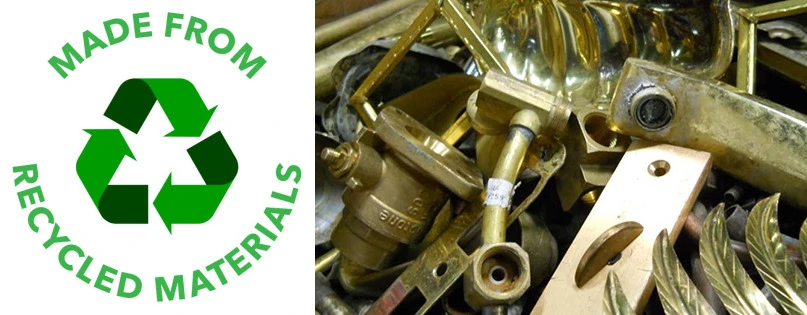 sustanable made with 100 recycled materials