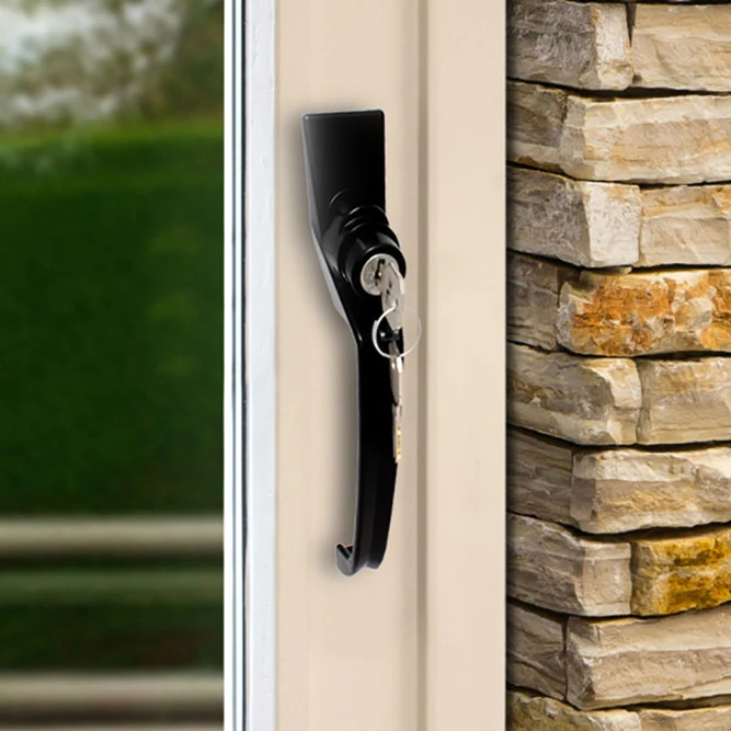 product application room black screen door handle