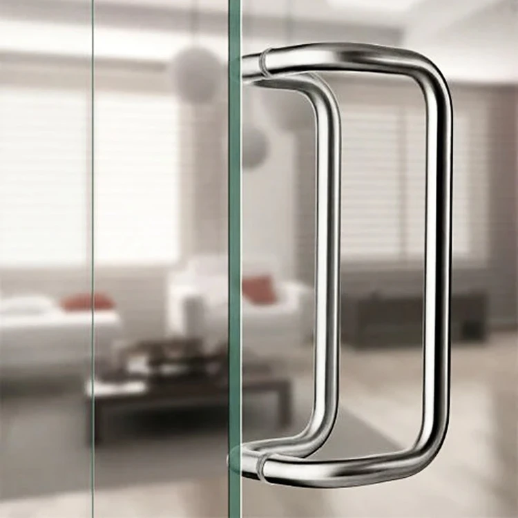 product feature Offset Entry Door Pull Handles