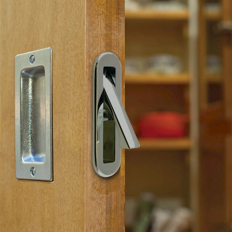 room sliding door edge pull