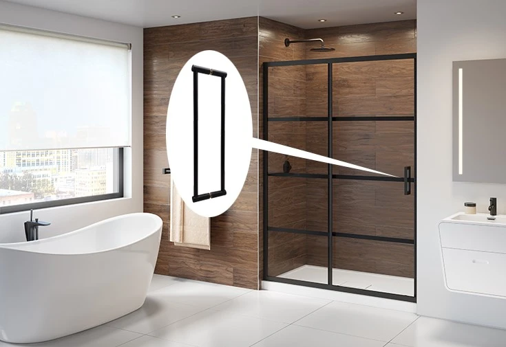 product feature hotel matte black shower door handle product feature hotel matte black shower door handle
