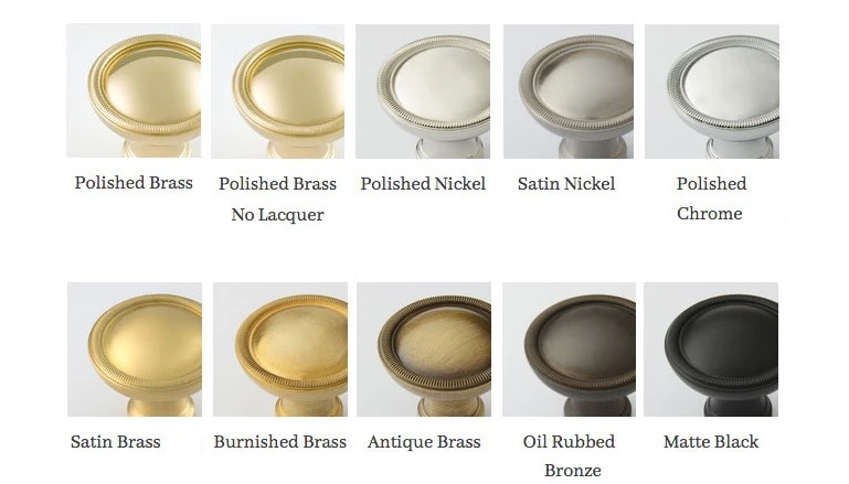 Finishes Hardware Finishes Hardware