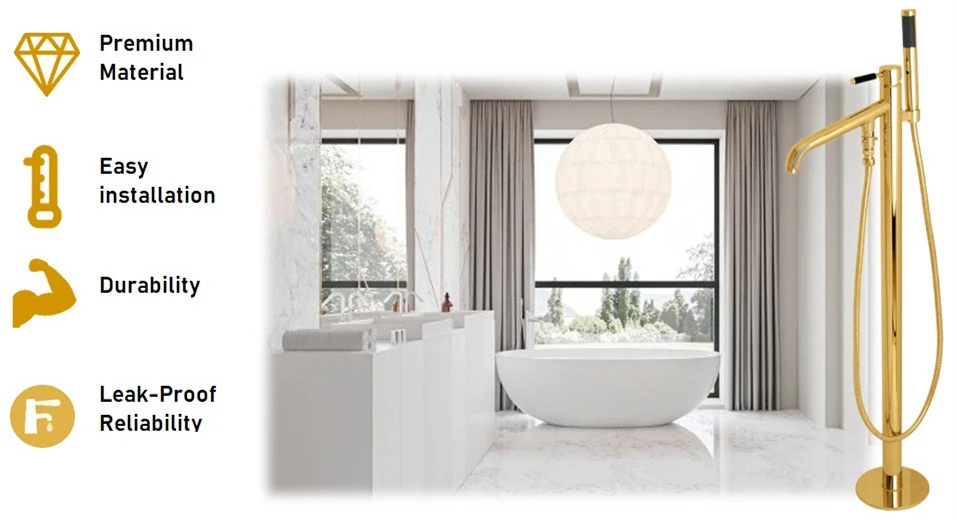 Product feature tub faucet 141 Product feature tub faucet 141