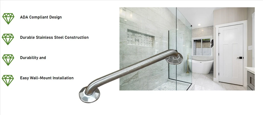 Product Feature shower grab rails for elderly