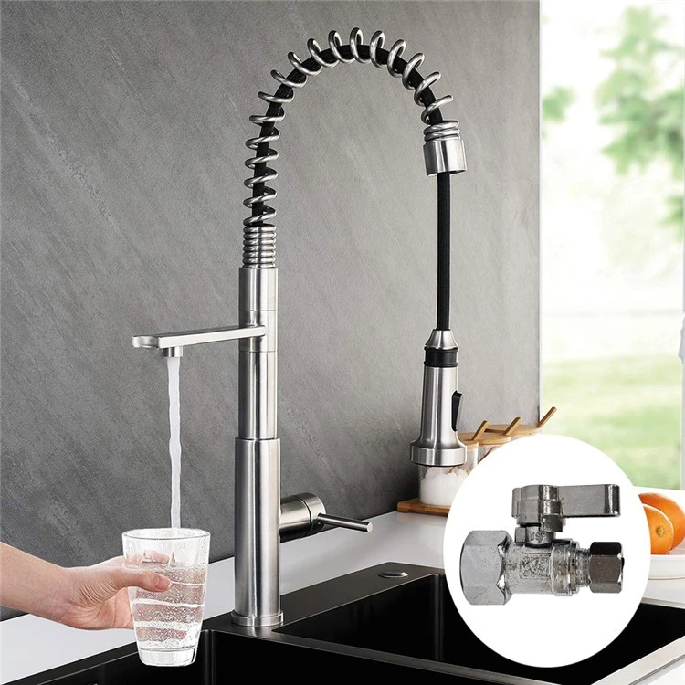 kitchen quarter turn ball valve