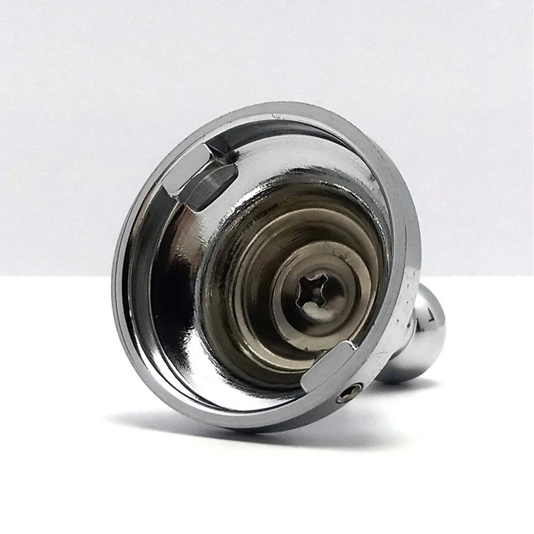 satin brass towel hook-inside