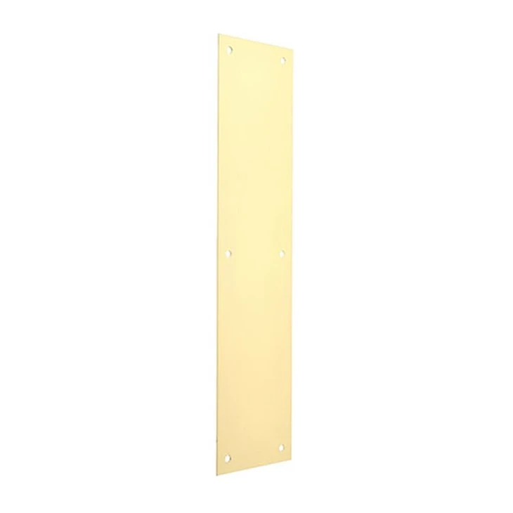 stainless steel push plate bright brass