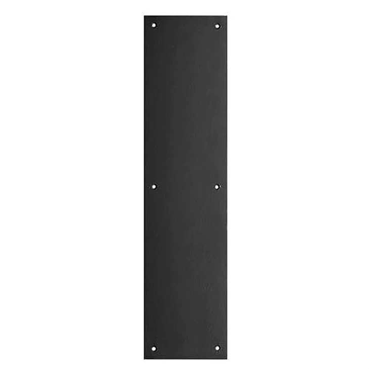 stainless steel push plate flat black