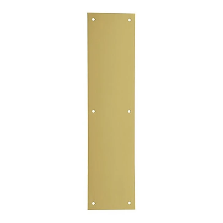 stainless steel push plate satin brass