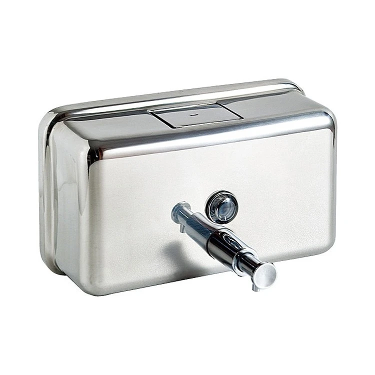 surface mounted soap dispenser-chrome