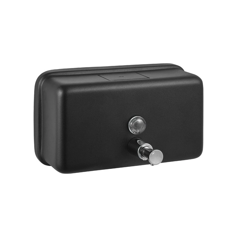 surface mounted soap dispenser-black