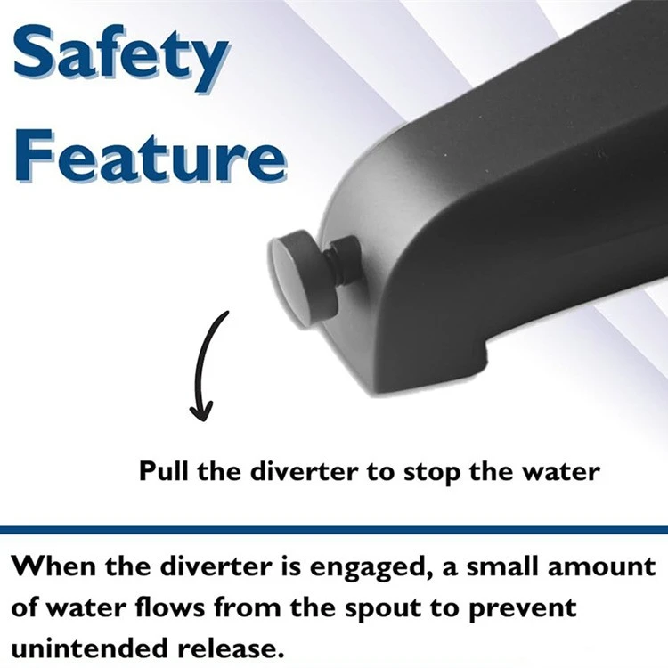 threaded tub spout feature