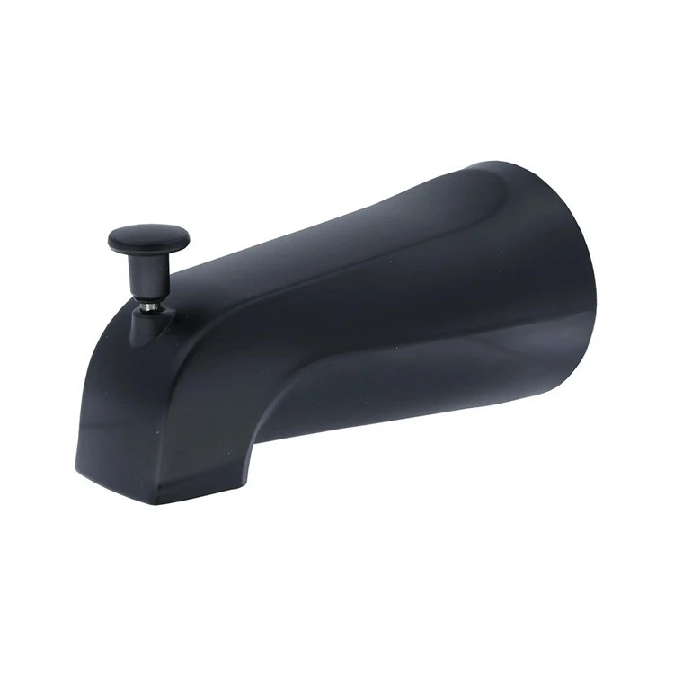 universal tub spout-matte black universal tub spout-matte black