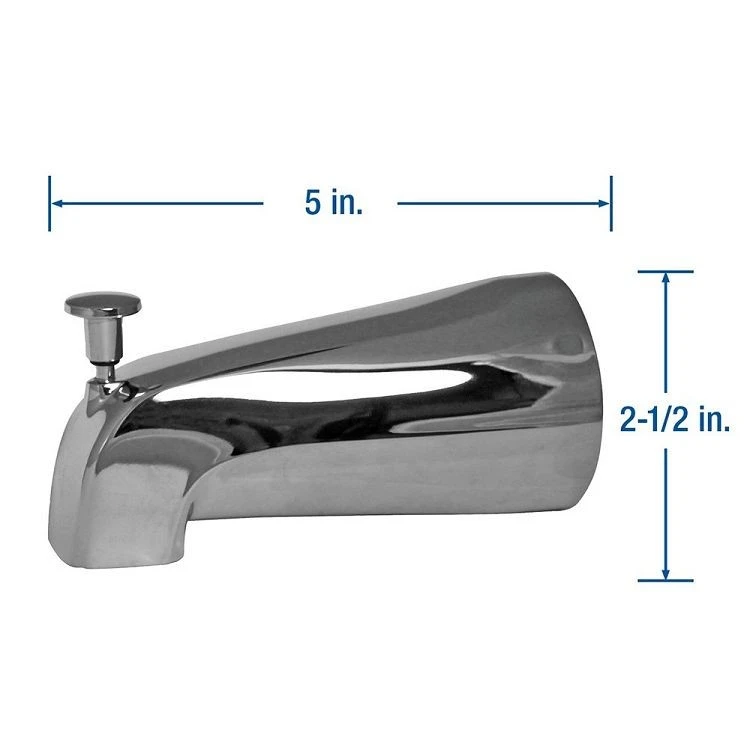 universal tub spout-size universal tub spout-size